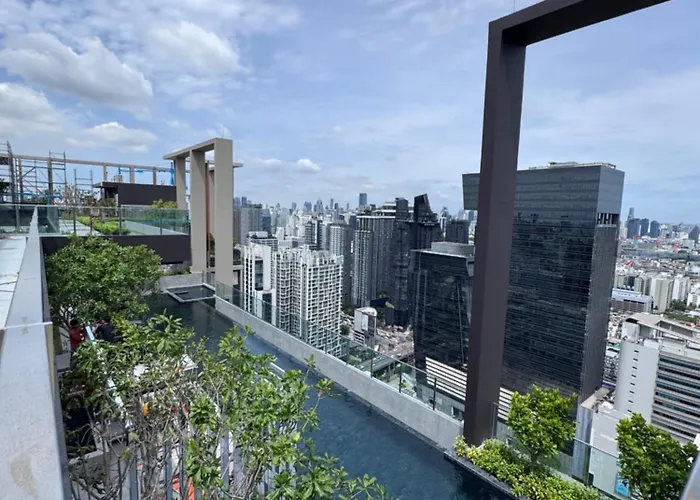Apartment Luxury 1 Bedroom New Cbd High Fl Mrt Rama 9 Bangkok