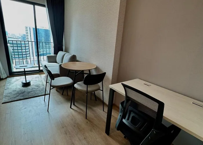 Luxury 1 Bedroom New Cbd High Fl Mrt Rama 9 Apartment *