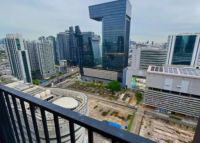 Apartment Luxury 1 Bedroom New Cbd High Fl Mrt Rama 9